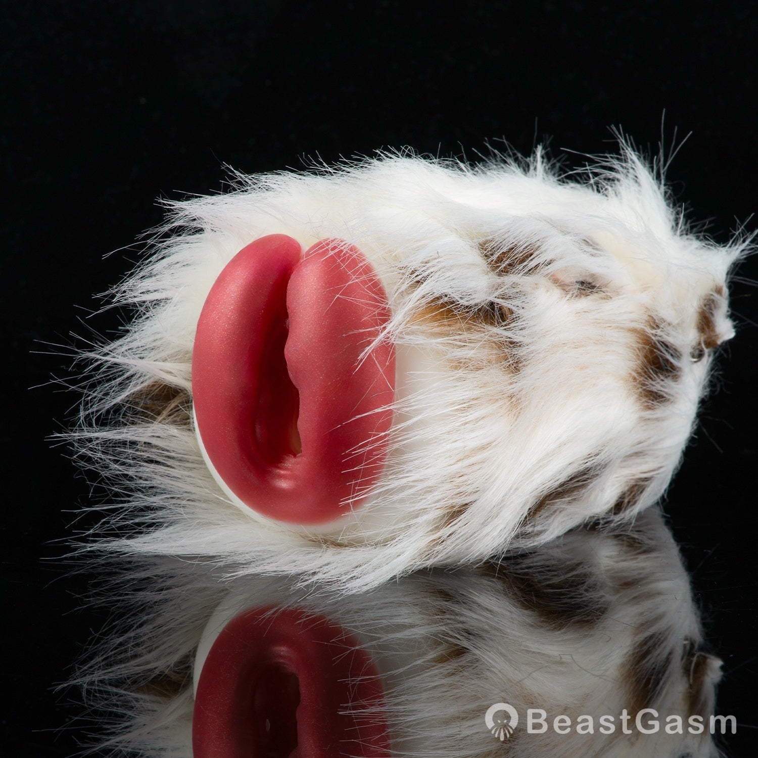 🐆 Snow Leopard Pocket Pussy | Detachable Fur Male Masturbator - BeastGasm